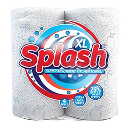 Picture of Kitchen Towel Splash XL 4pk x6